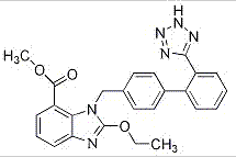 2-乙氧基-1-[[(2'-(1H-四唑-5-基)联苯-4-基)甲基]苯并咪唑]-7-甲酸乙酯